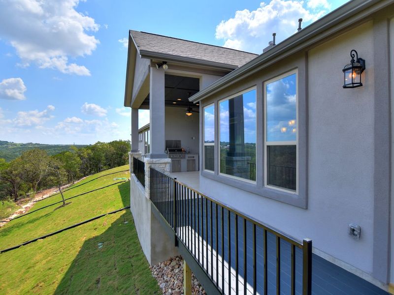 Representative exterior details of a home built from the Coronado I by Giddens Homes in Clearwater Ranch, Liberty Hill (Image 47).