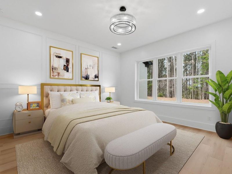 Furnished interior view inside a new home in , Canton (Image 12).