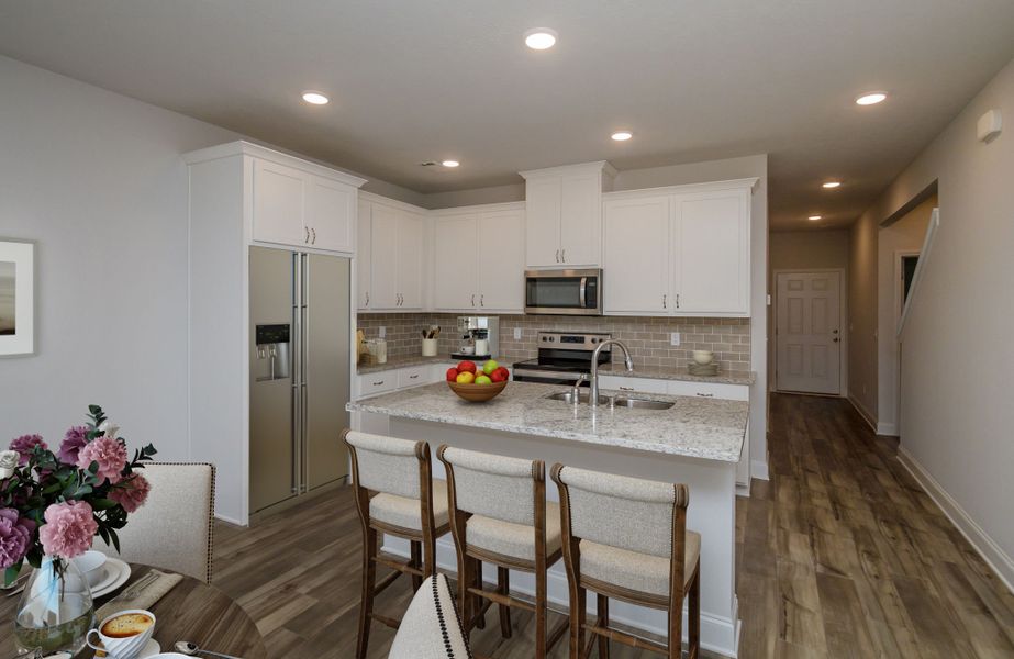 Furnished interior view inside a new home in Caroleton Townhomes, Grovetown (Image 7).