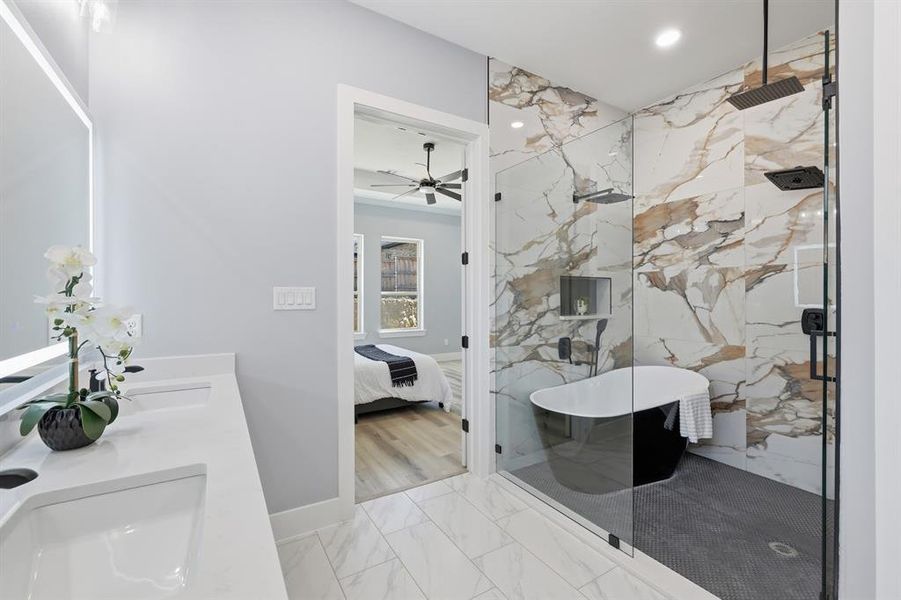 Furnished interior view inside a new home in , Arlington (Image 13).