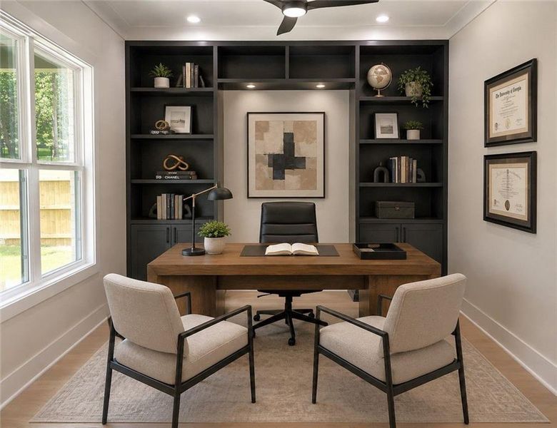 Furnished interior view inside a new home in , Dacula (Image 14).