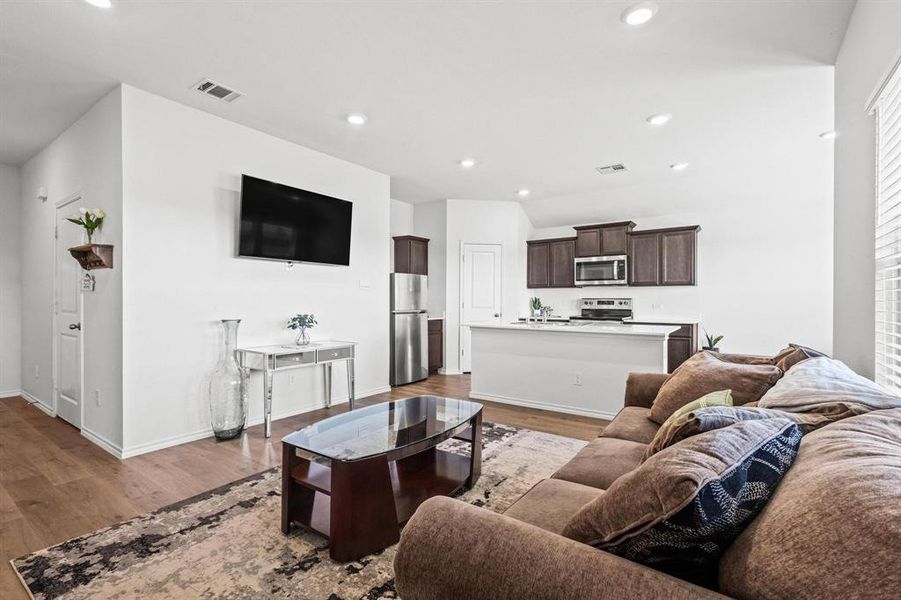 Furnished interior view inside a new home in , Princeton (Image 17). Furnished interior view inside a new home in , Princeton (Image 17).