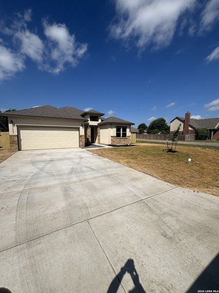 Front exterior of a new home in , Selma, TX, highlighting curb appeal (Image 2). Front exterior of a new home in , Selma, TX, highlighting curb appeal (Image 2).