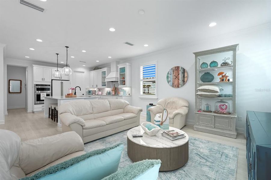 Furnished interior view inside a new home in , Daytona Beach (Image 42).