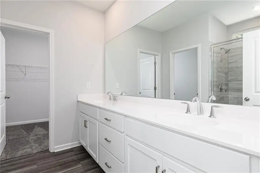 Furnished interior view inside a new home in Madison at Buice Lake, Acworth (Image 9).