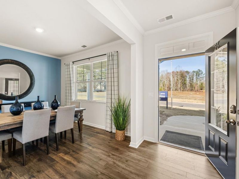 Furnished interior view inside a new home in Thompson Ridge, Dallas (Image 50).