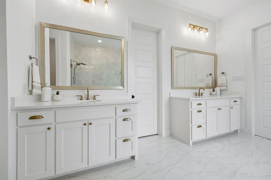 Furnished interior view inside a new home in , Prosper (Image 18).