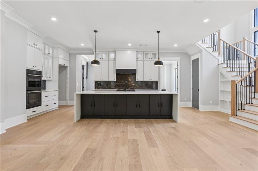 Furnished interior view inside a new home in , Braselton (Image 81).