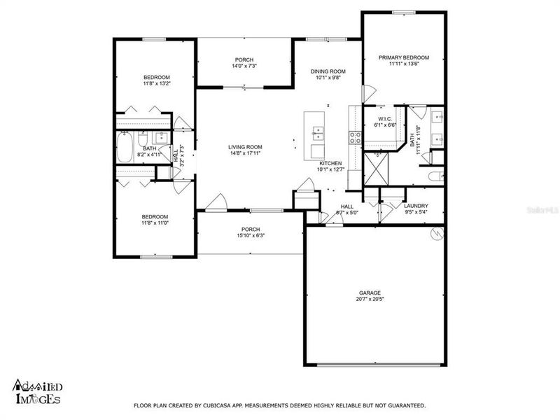 2D floor plan layout of this home in , Citrus Springs, FL (Image 5). 2D floor plan layout of this home in , Citrus Springs, FL (Image 5).