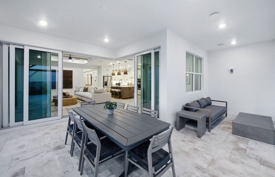 Furnished interior view inside a new home in SeaFlower, Bradenton (Image 9).