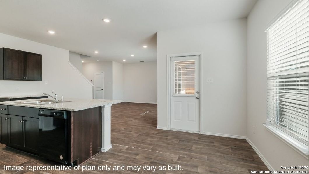 Furnished interior view inside a new home in Langdon, San Antonio (Image 5).