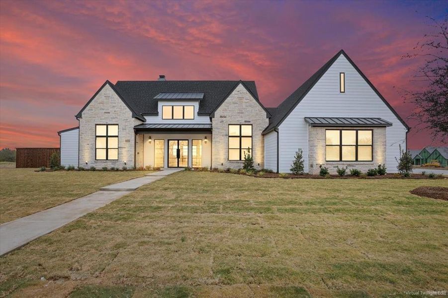 Front exterior of a new home in , McGregor, TX, highlighting curb appeal (Image 1). Front exterior of a new home in , McGregor, TX, highlighting curb appeal (Image 1).