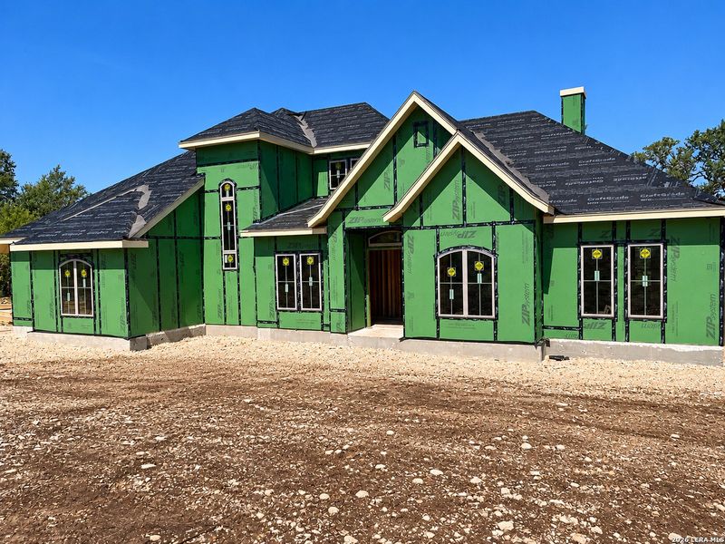 In-progress construction of a new home in , New Braunfels, TX (Image 27).