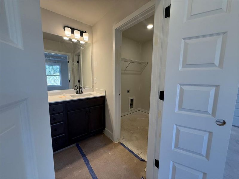 In-progress construction of a new home in The Towns at Auburn Station East, Auburn, GA (Image 13).