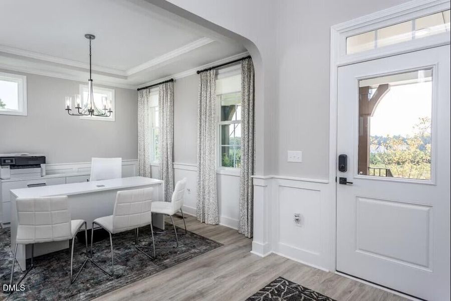 Furnished interior view inside a new home in The View, Durham (Image 15).