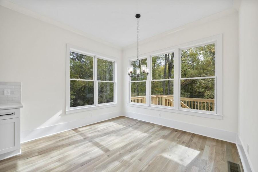 Spacious, unfurnished interior of a new home in , Madison (Image 43).