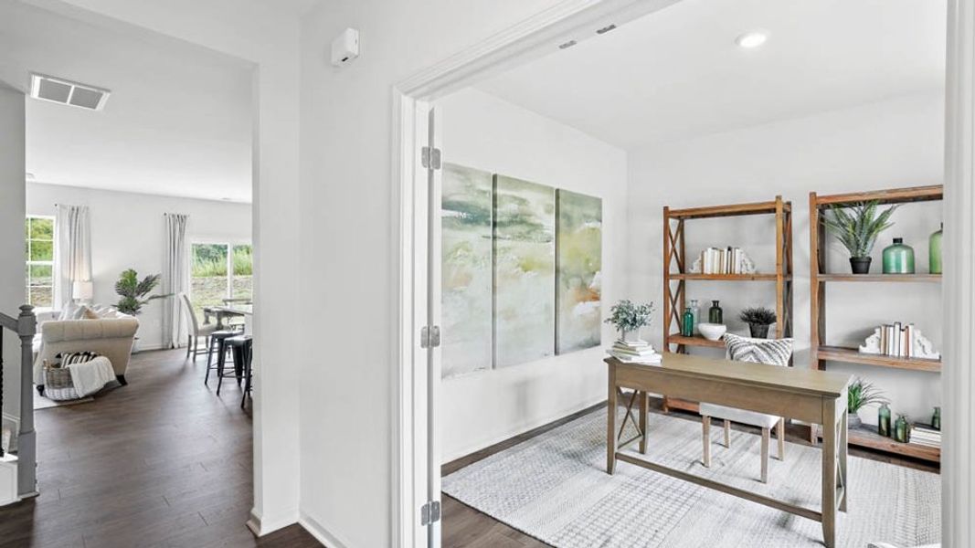 Furnished interior view inside a new home in Villa Grande, Winterville (Image 6).