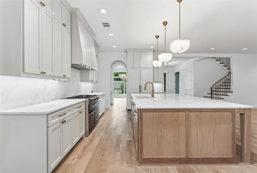 Chef style kitchen