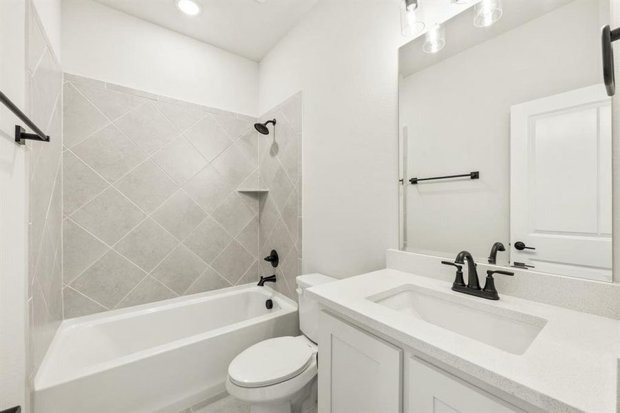 Furnished interior view inside a new home in The Oaks, Red Oak (Image 18).