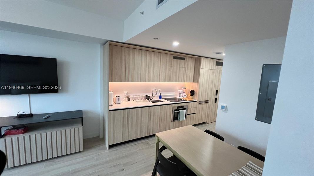 Furnished interior view inside a new home in , Miami (Image 18).