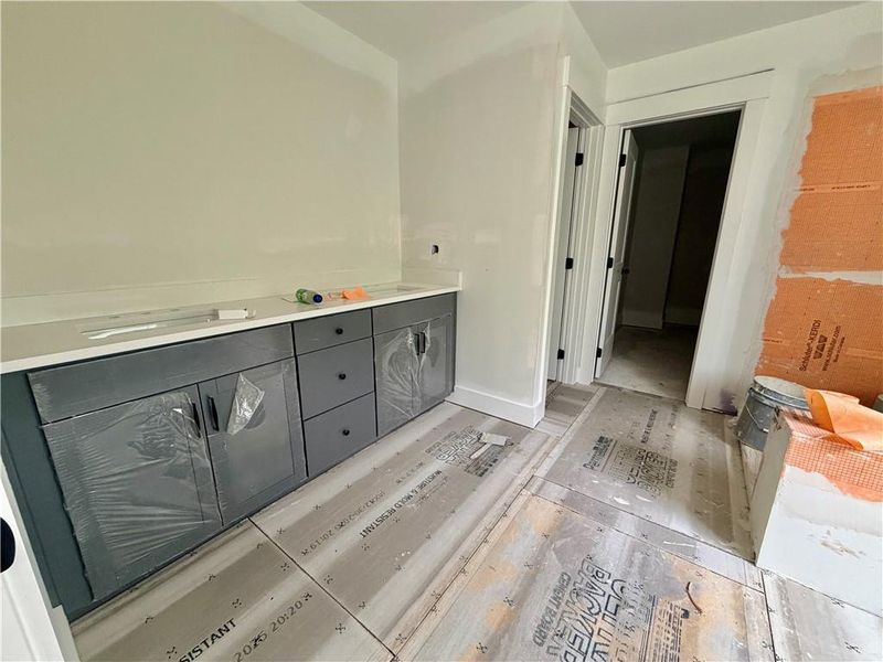 In-progress construction of a new home in Arbor West, Dawsonville, GA (Image 28).