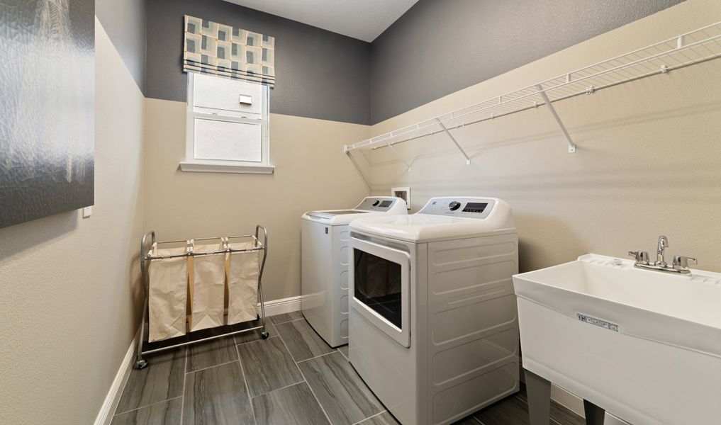 Oversized laundry room