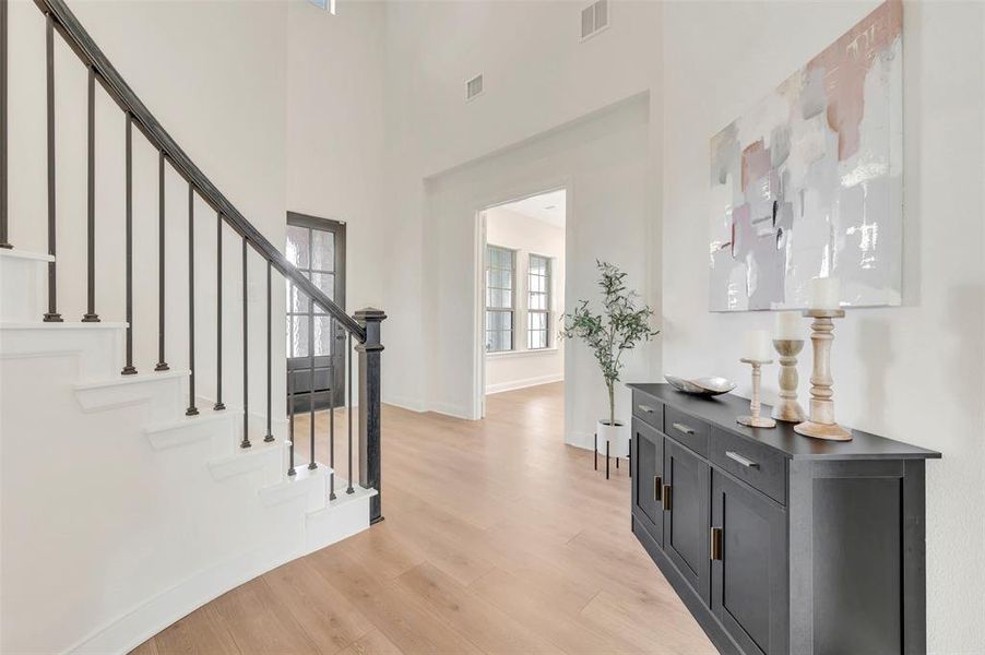 Furnished interior view inside a new home in South Pointe Manor Series, Mansfield (Image 31).