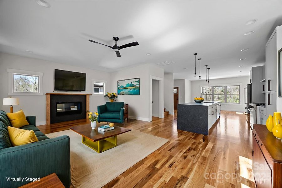 Furnished interior view inside a new home in , Asheville (Image 9). Furnished interior view inside a new home in , Asheville (Image 9).