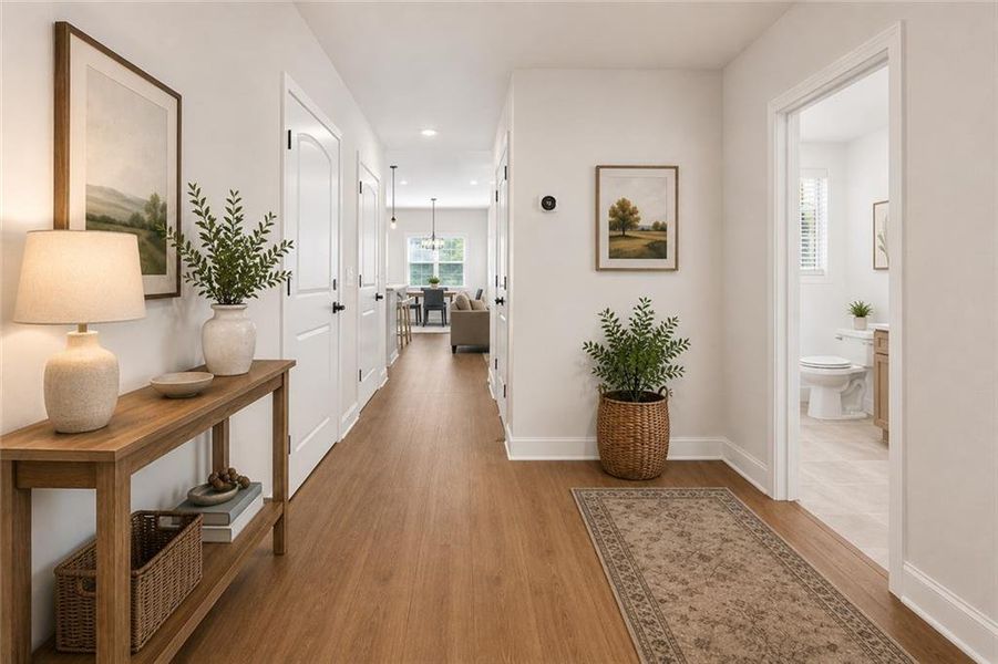 Furnished interior view inside a new home in Madeira, Acworth (Image 8).