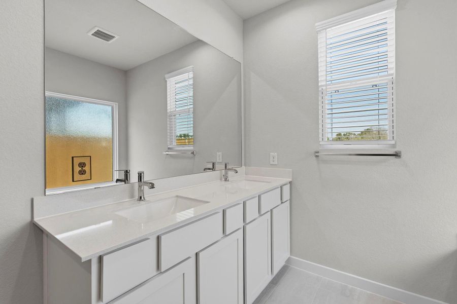 Furnished interior view inside a new home in Cypresswood Landing, Humble (Image 9).