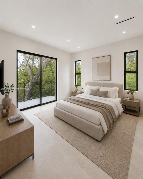 Furnished interior view inside a new home in , Miramar (Image 4).
