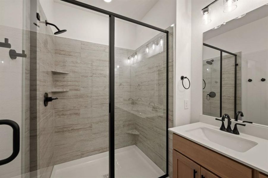 Furnished interior view inside a new home in Chelsea Commons, Allen (Image 6).