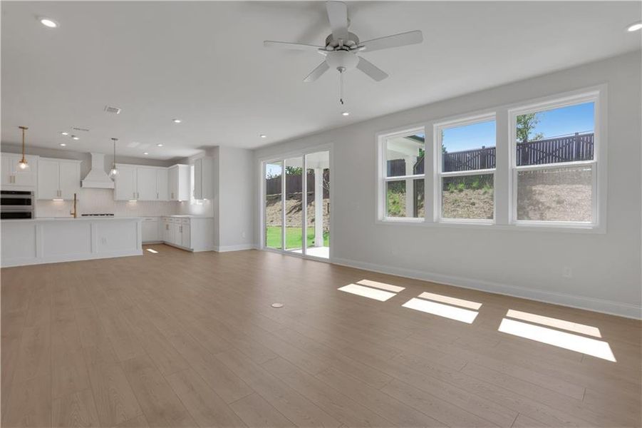 Spacious, unfurnished interior of a new home in The Paddocks at Doc Hughes, Buford (Image 30).