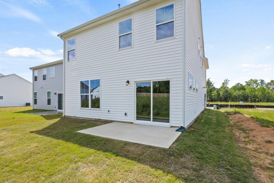 Exterior details and patio area of a home in Bellevue, Greenville (Image 4).