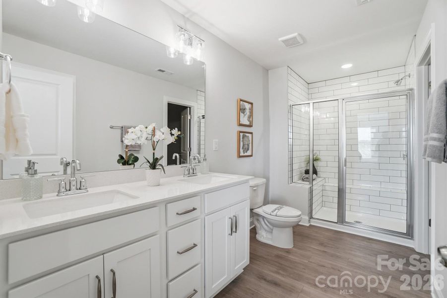 Furnished interior view inside a new home in The Meadows at Laurelbrook, Sherrills Ford (Image 6).