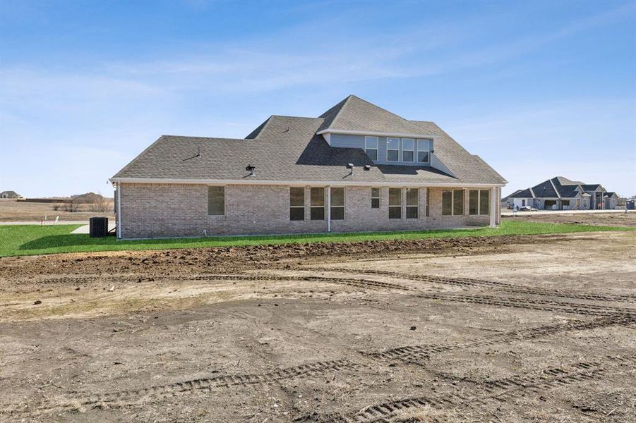 View of back of property