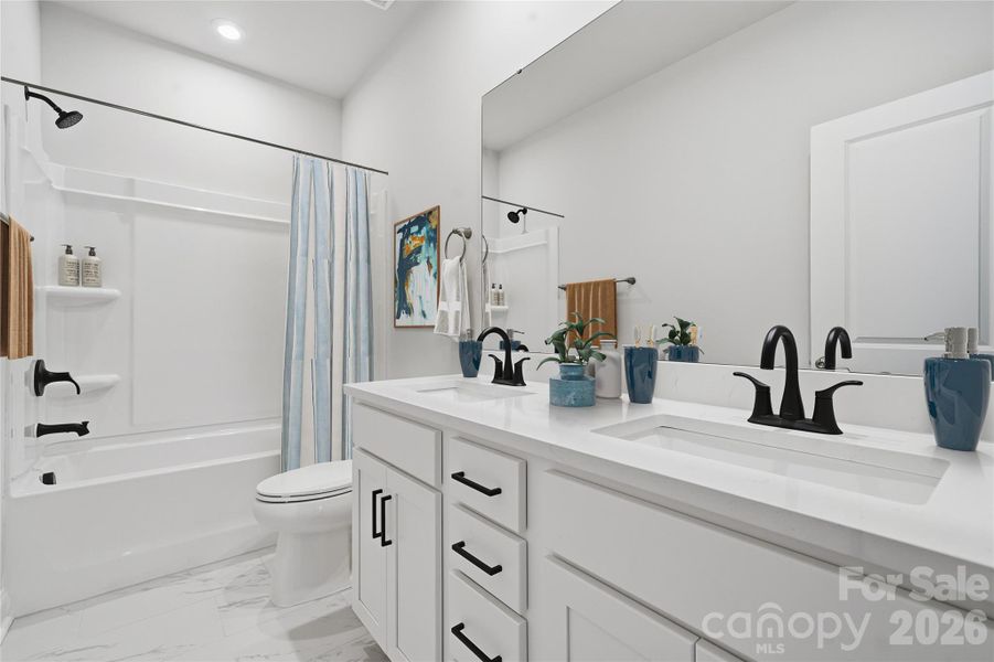 Furnished interior view inside a new home in Tillery at Wilson Farms, Fort Mill (Image 18). Furnished interior view inside a new home in Tillery at Wilson Farms, Fort Mill (Image 18).