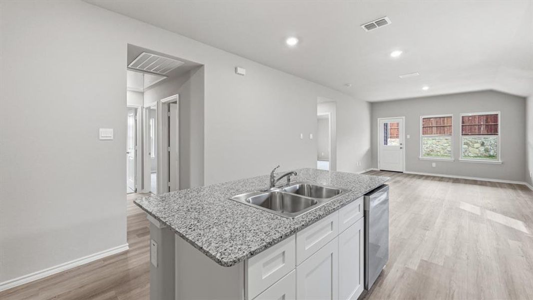 Furnished interior view inside a new home in Hickory Grove, Krum (Image 12).