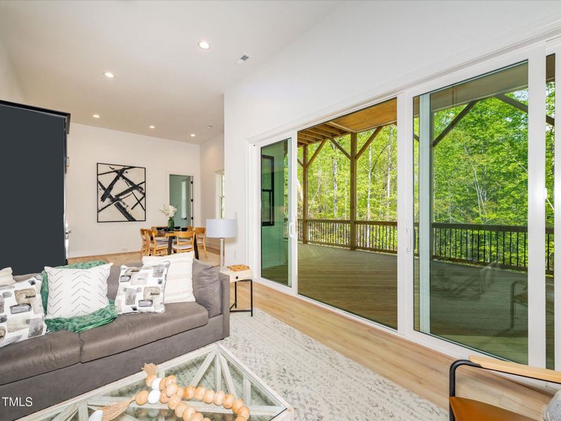 Lower Level Slider Doors