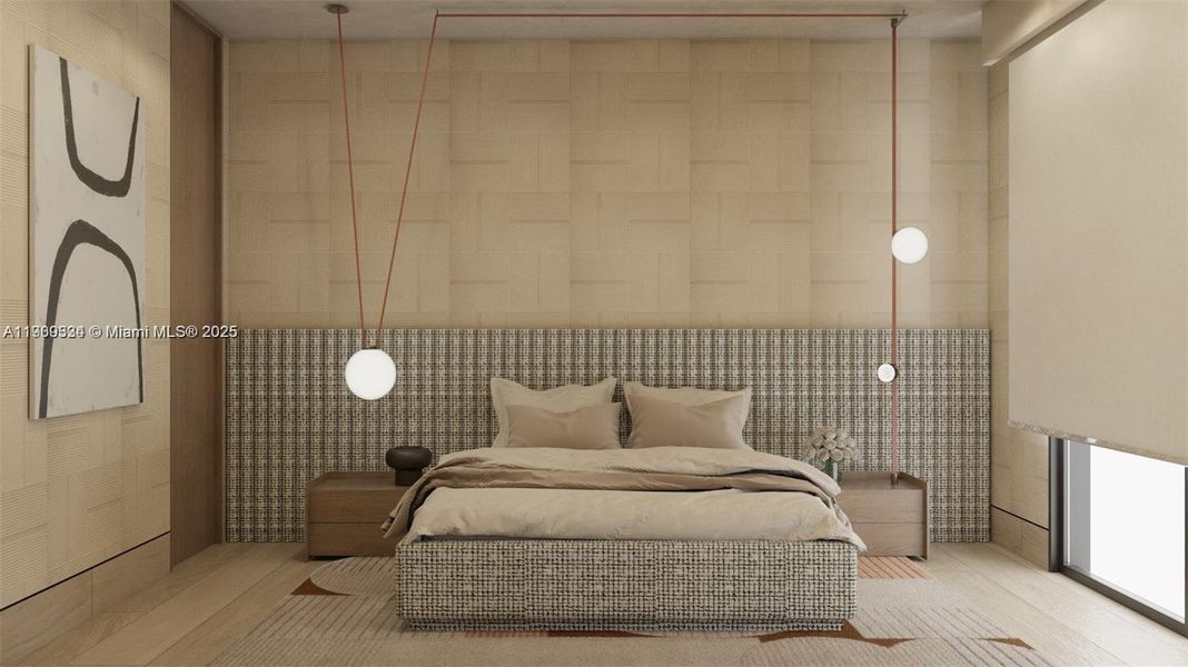 Furnished interior view inside a new home in , Key Biscayne (Image 6). Furnished interior view inside a new home in , Key Biscayne (Image 6).