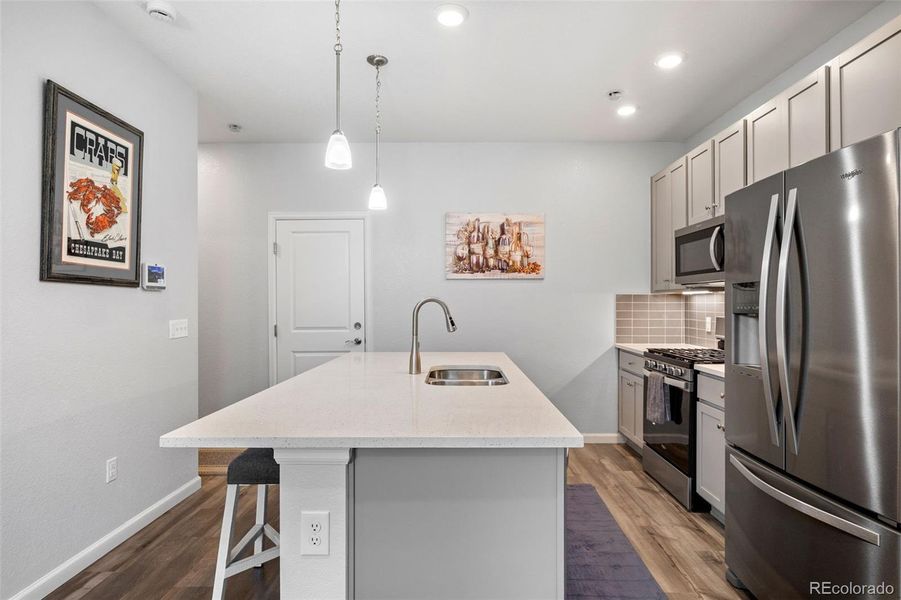 Kitchen / Garage Door