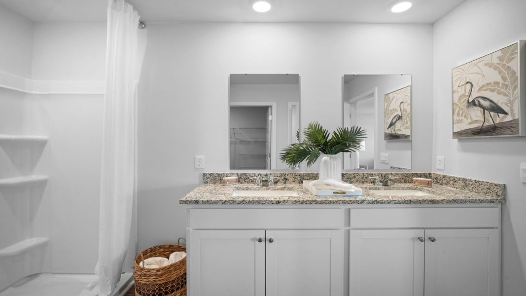 Furnished interior view inside a new home in Cypress Landing, Hardeeville (Image 24).