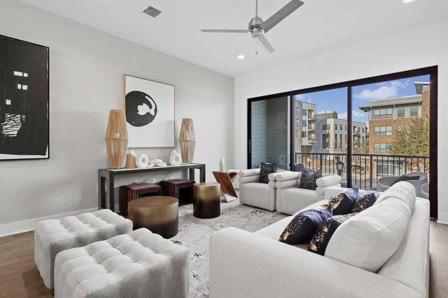 Furnished interior view inside a new home in , Austin (Image 9).