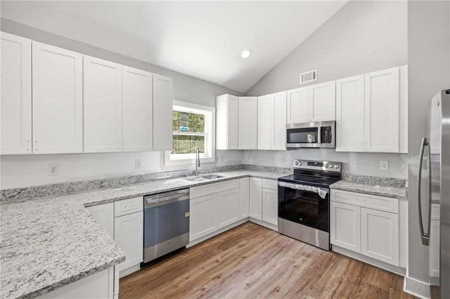 Furnished interior view inside a new home in , Mount Airy (Image 8).