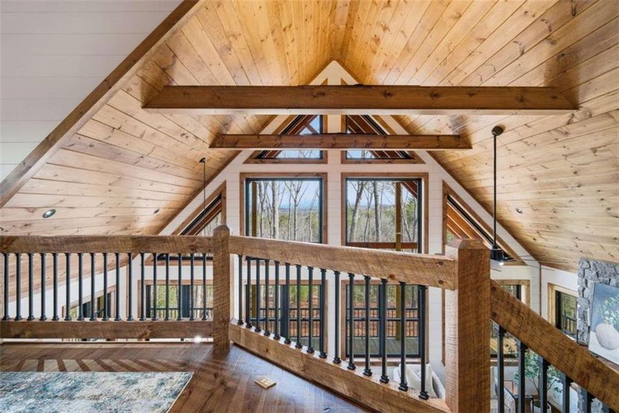 In-progress construction of a new home in , Blue Ridge, GA (Image 41).