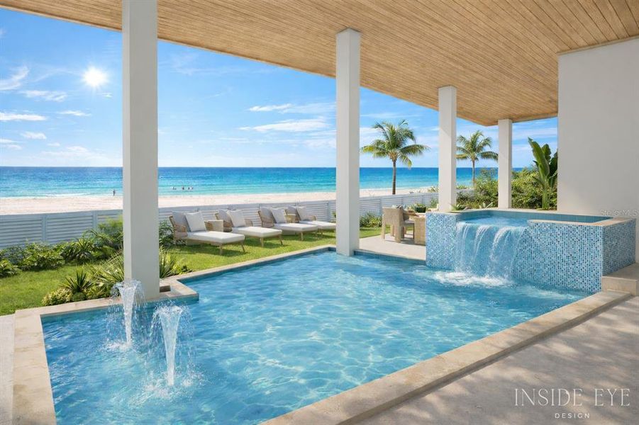 Exterior details and patio area of a home in , Bradenton Beach (Image 7).