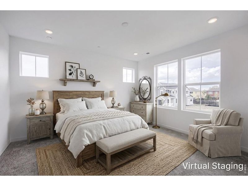Furnished interior view inside a new home in Timber Lark, Fort Collins (Image 9).