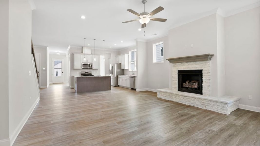 Spacious, unfurnished interior of a new home in Briargate, Fountain Inn (Image 23).