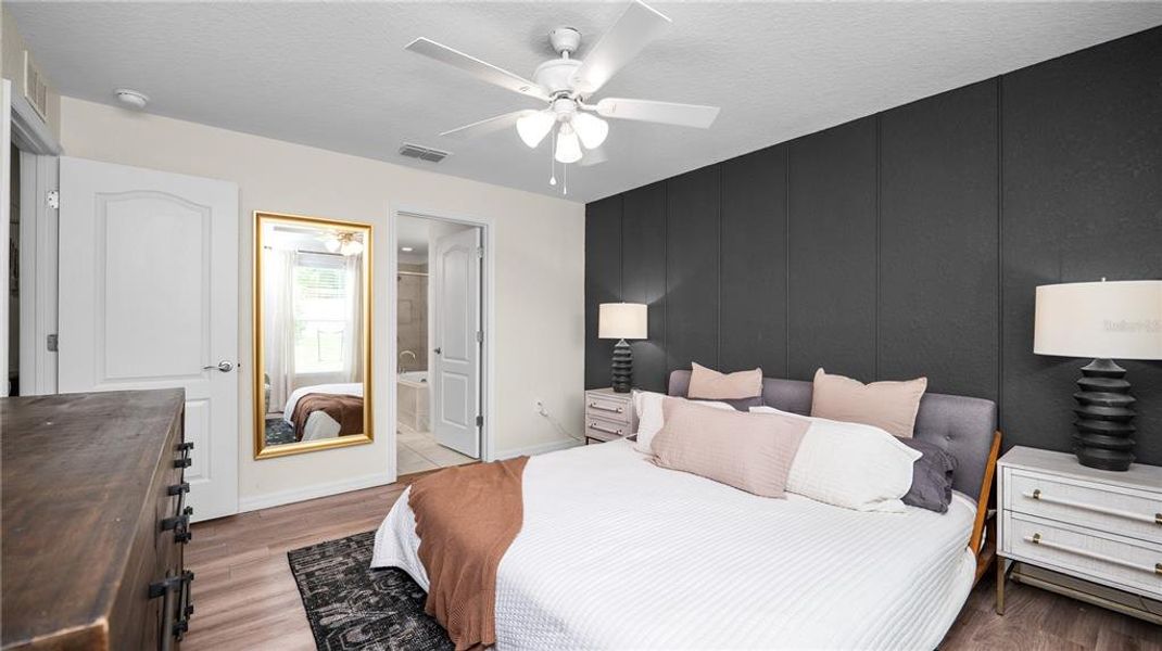 Furnished interior view inside a new home in Gresham Farms Village, Lakeland (Image 10). Furnished interior view inside a new home in Gresham Farms Village, Lakeland (Image 10).