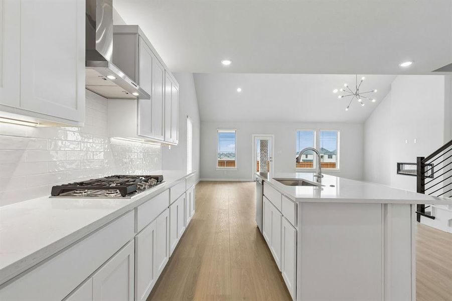 Kitchen in the Winters home plan by Trophy Signature Homes – REPRESENTATIVE PHOTO Kitchen in the Winters home plan by Trophy Signature Homes – REPRESENTATIVE PHOTO